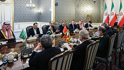 نشست هیئت‌های عالی‌رتبه عربستان سعودی، پاکستان و ترکیه با مقام‌های ایرانی در تهران؛ ۲۶ اکتبر ۲۰۲۶