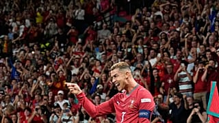 Ronaldo no jogo de Portugal frente ao País de Gales, em Lisboa, a 24 de setembro de 2026