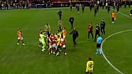 Sahada çıkan kagva anları.