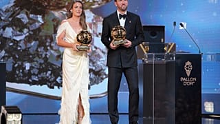Le footballeur anglais Harry Kane et l'Espagnole Alexia Putellas ont remporté le trophée du Ballon d'Or, le lundi 26 octobre 2026.