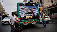 A Likud party campaign ad featuring Israeli Prime Minister Benjamin Netanyahu and US President Donald Trump In Jerusalem, 26 October, 2026. 