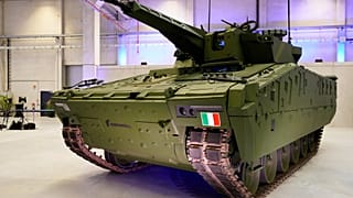 LYNX KF-41 del produttore di armi tedesco Rheinmetall, esposto a Unterluess, in Germania, mercoledì 27 agosto 2025