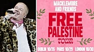 Macklemore begins Free Palestine tour in Europe with call for unity in Dublin