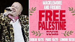 Macklemore begins Free Palestine tour in Europe with call for unity in Dublin