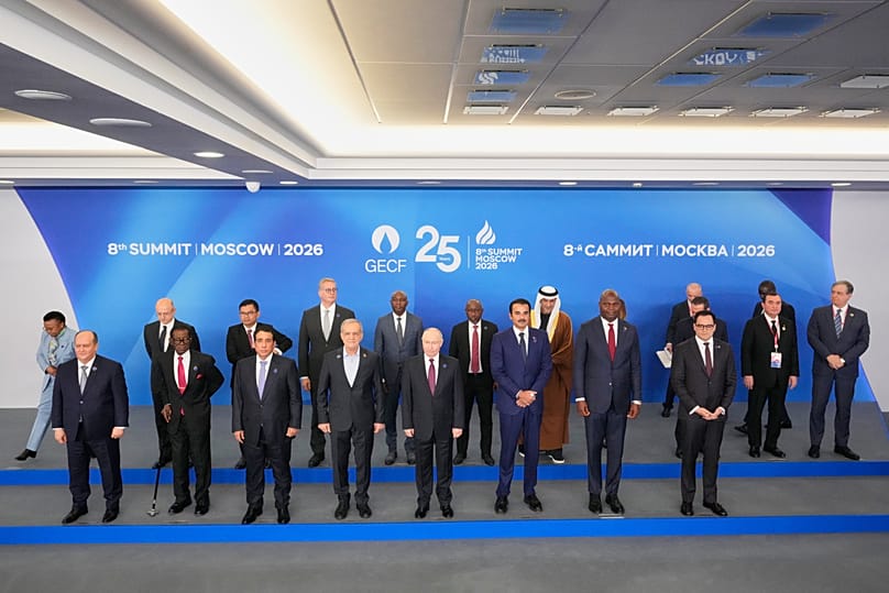 Участника саммита Форума стран-экспортёров газа в Москве, 27 октября 2026 г,