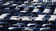 Mercedes-Benz vehicles at the Port of Baltimore's Vehicle Preparation Center, where imported cars are processed before delivery to dealerships, 26 October 2026.