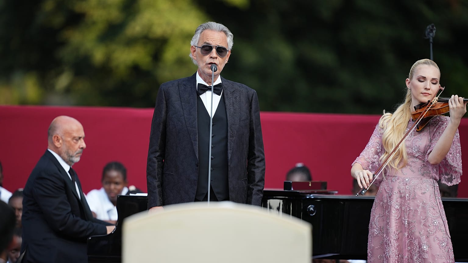 Opera sanatçısı Andrea Bocelli.