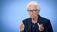 FILE. ECB President Christine Lagarde addresses the media during a press conference following the ECB Governing Council's meeting in Berlin, Germany, 10 Sept. 2026