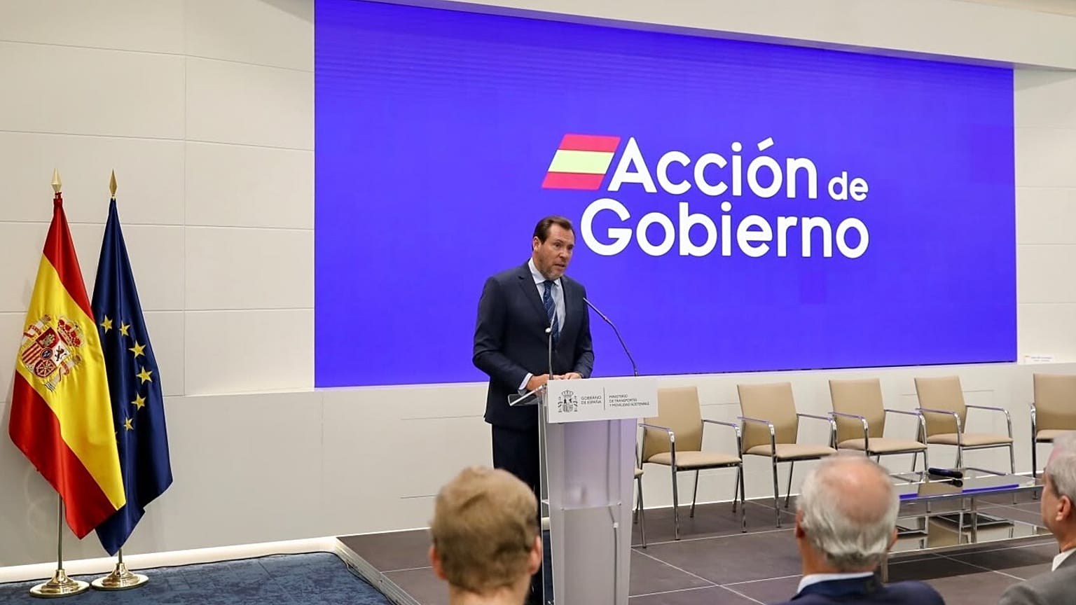 Oscar Puente, ministro de Transportes