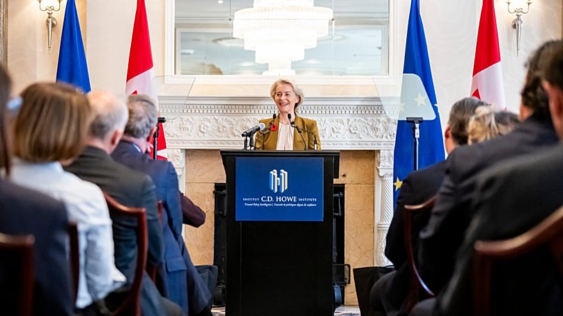 The EU-Canada summit takes place under Trump's shadow.