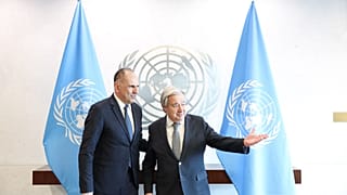 Γιώργος Γεραπετρίτης και Αντόνιο Γκουτέρες