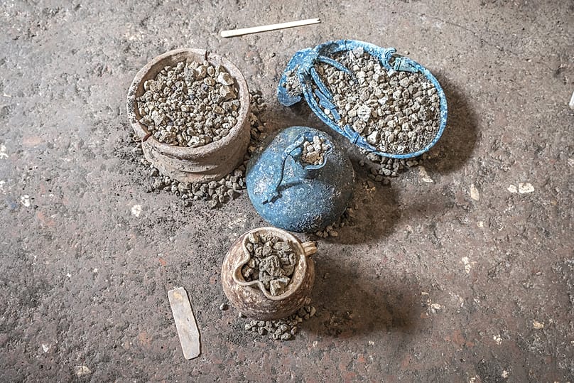 Dolapta bulunan eşyalar - Pompei Arkeoloji Parkı