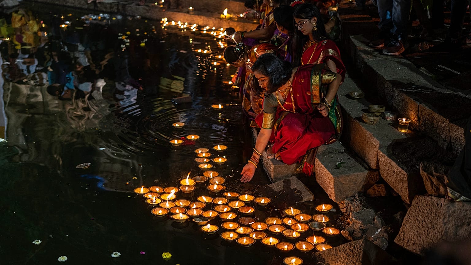 A Divali ünneplése Indiában