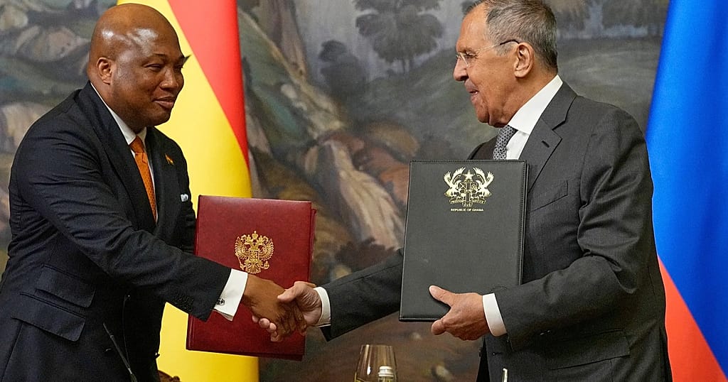Le Ghana affirme avoir le soutien de la Russie pour intégrer les BRICS