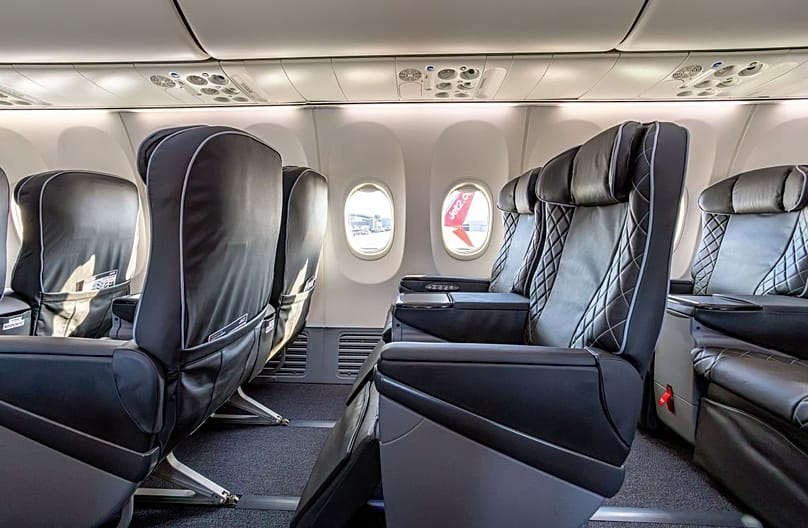 The aircraft will have 76 business class seats
