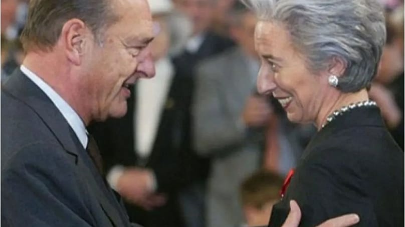 Chirac és Lagarde, 2005