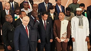 Putin hails 'natural allies' at Russia-Africa summit in Moscow