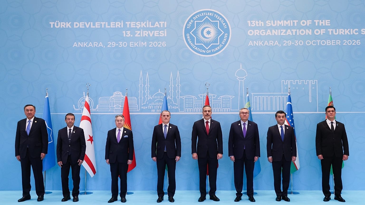Dışişleri Bakanı Hakan Fidan, Ankara’daki TDT Dışişleri Bakanları Konseyi Toplantısı'na ev sahipliği yaptı, 29 Ekim 2026.