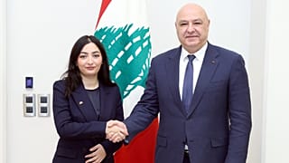 وزيرة التعاون الاقتصادي والتنمية الاتحادية في ألمانيا بعد لقائها رئيس الجمهورية اللبنانية.