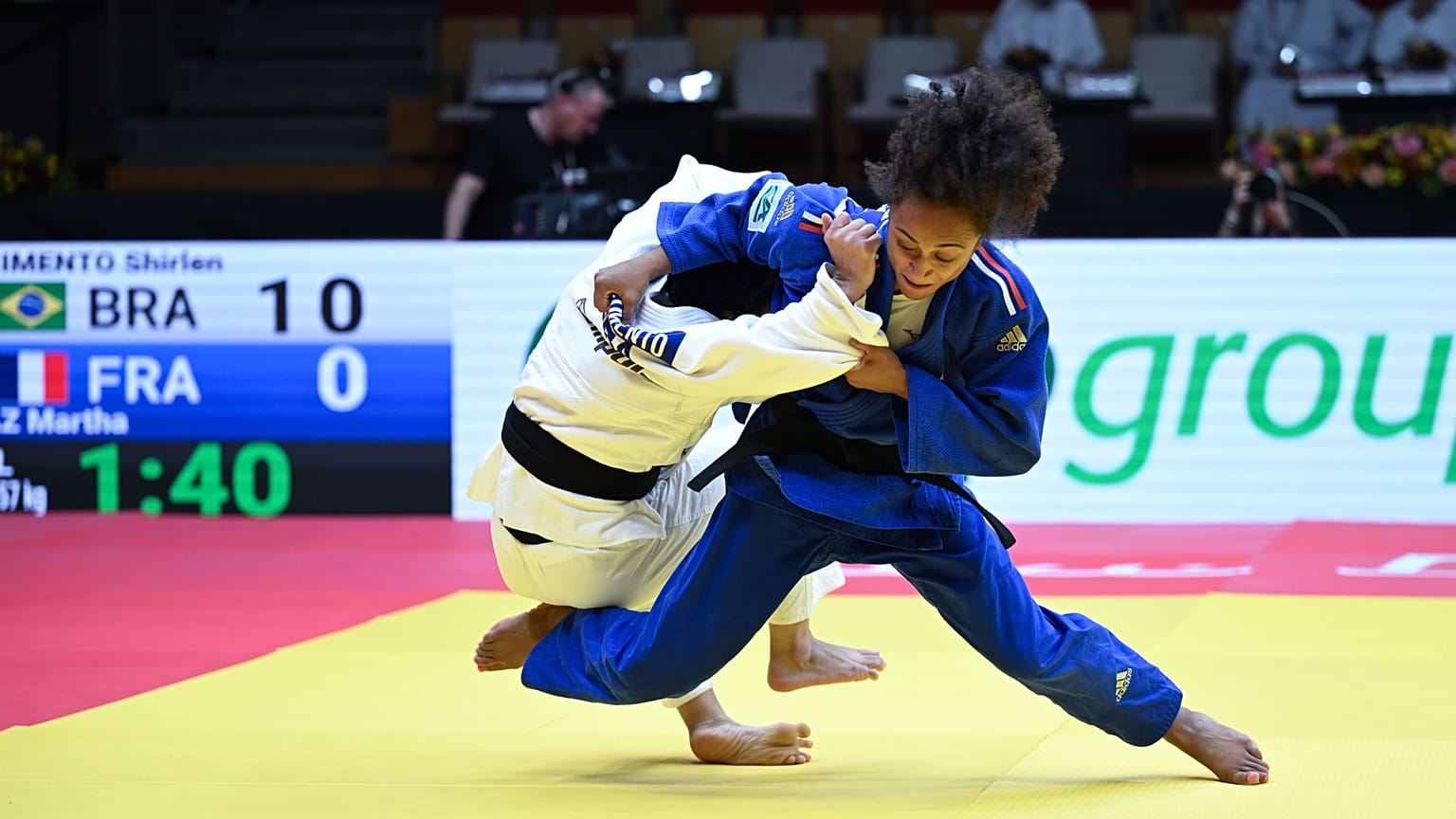 Martha Fawaz's (FRA) osoto-gari.