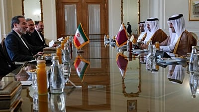 میانجی‌های قطری در تهران (عکس از بایگانی ۲۶ اوت ۲۰۲۴)