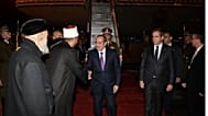 al-Sziszi egyiptomi elnök érkezése