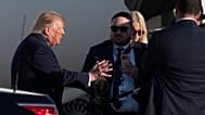 President Donald Trump speaks with reporters after arriving at Joint Base Andrews, Md., Thursday, Oct. 29, 2026.