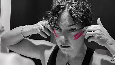 Monica Pinna - Pink October. A moment of reflection on the thin line between routine and a life-changing diagnosis.