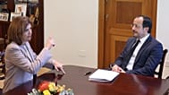 Μαρία Άνχελα Ολγκίν και Νίκος Χριστοδουλιδης