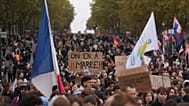 Des manifestants le 24 octobre à Paris