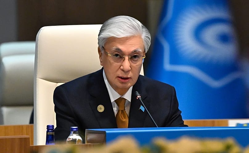 Kazakh President at the Summit 