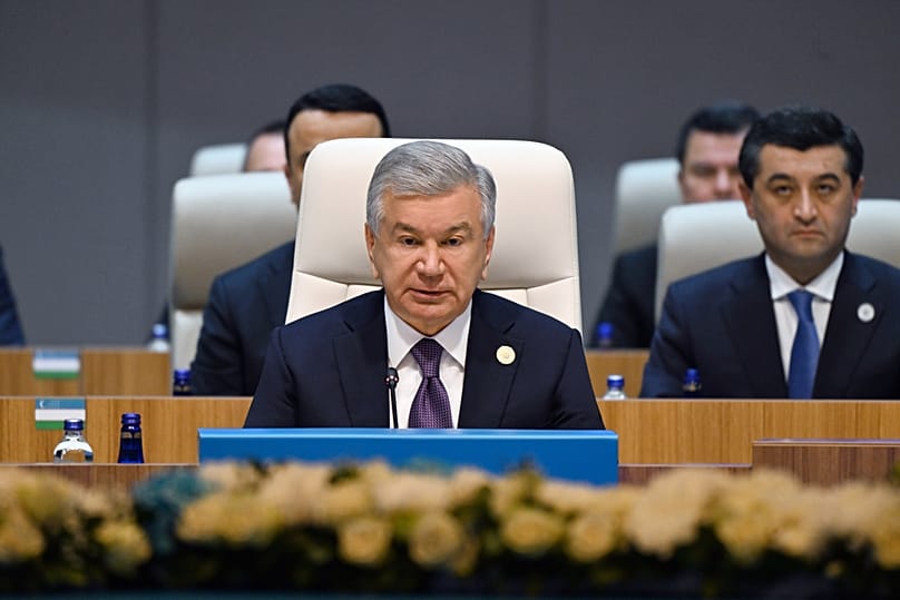 Uzbek President delivers his address to the Summit participants