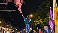 Propalästinensische und linksradikale Gruppen kapern Schülerprotest in Prenzlauer Berg in Berlin.