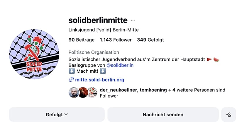 Instagram-Kanal "Linksjugend ['solid]"