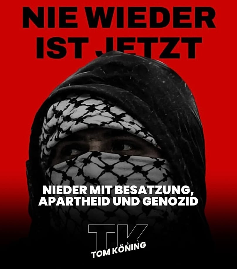 Post auf dem Instagram-Kanal von Tom Köning