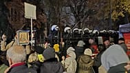 Policja przed Trybunałem Konstytucyjnym w Warszawie, 30 października 2026 r.