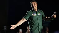  Brazilian opposition presidential candidate Flavio Bolsonaro holds a campaign rally ahead of the election runoff in Guarulhos, São Paulo, on 21 October 2026.