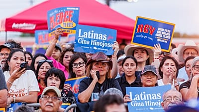 Mitin de la organización Voto Latino en Weslaco (Texas) de cara a las elecciones de medio mandato.