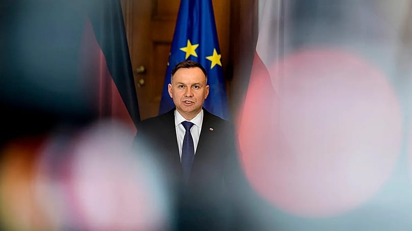 El ahora expresidente polaco Andrzej Duda en una imagen de archivo de 2022.