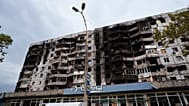 Building damaged from Russian attacks is seen during a local ceasefire related to a humanitarian aid mission in Oleshky, in Kherson, Ukraine, Thursday, Oct. 29, 2026.