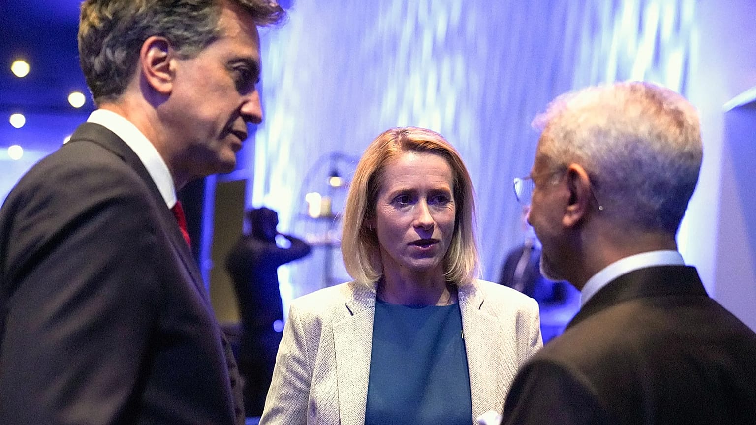 Kaja Kallas attends the G20 Foreign Ministers Meeting Welcome Reception at the Georgia Aquarium in Atlanta, Friday, Oct. 30, 2026.