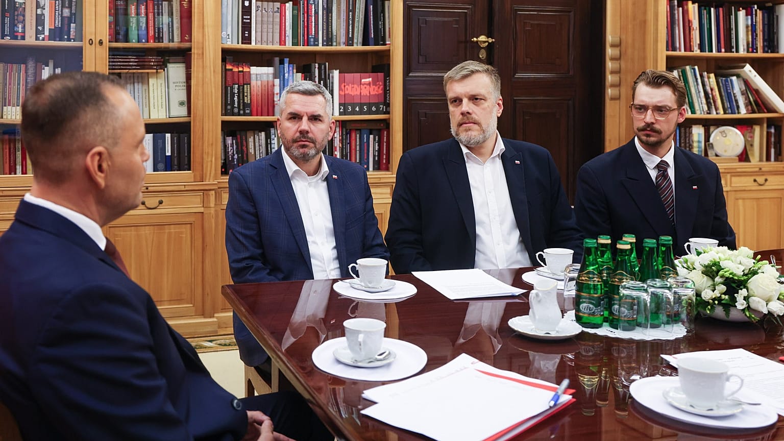 Spotkanie polityków z prezydentem Karolem Nawrockim